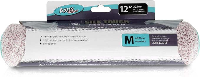Axus Decor Silk Touch Roller, Medium Pile - Mink Series