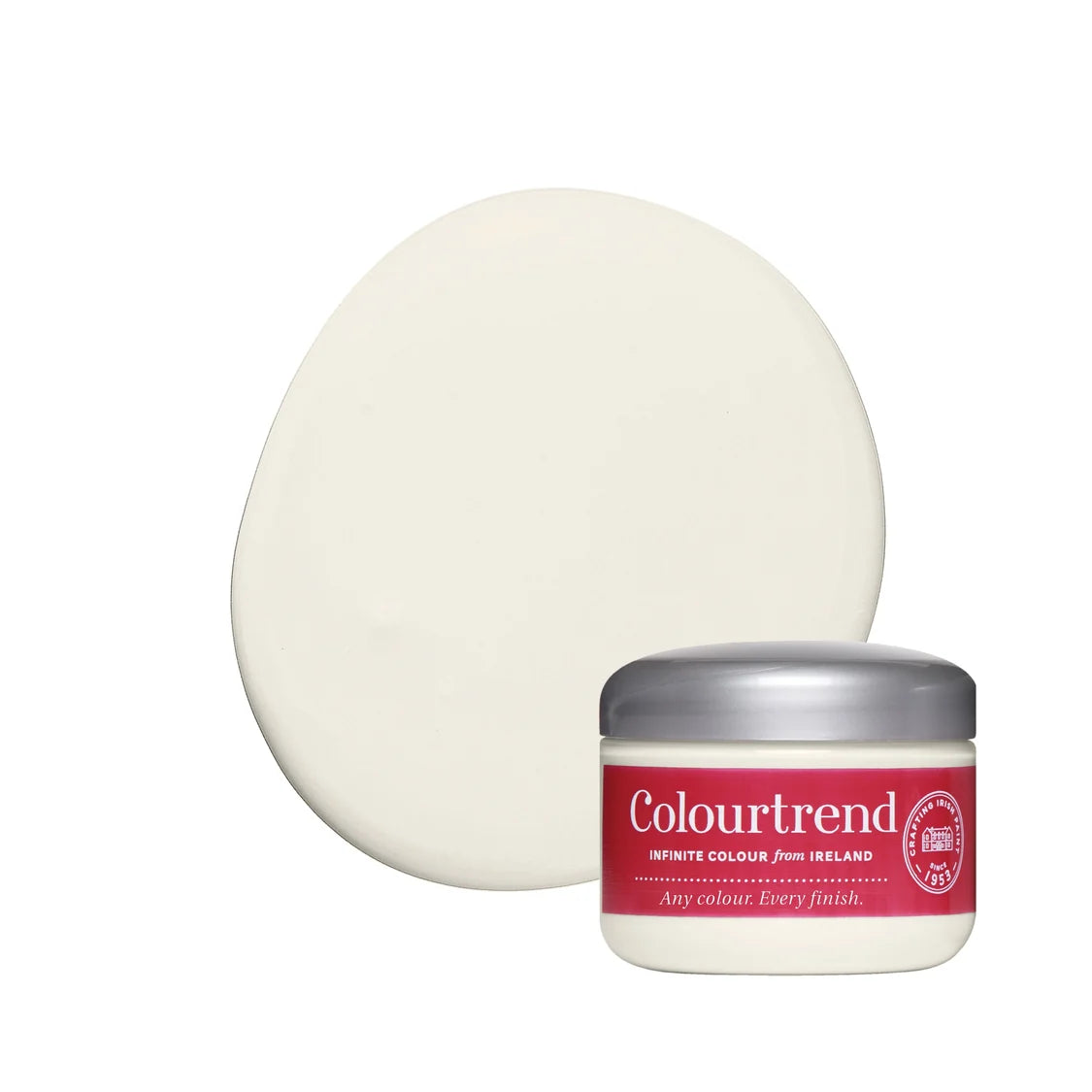 off white colourtrend sample pot