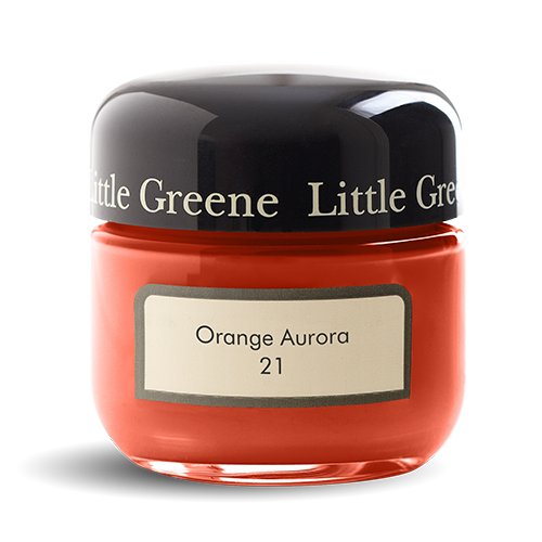 Little Greene Orange Aurora (21) Sample Pot - 60ml colour sample