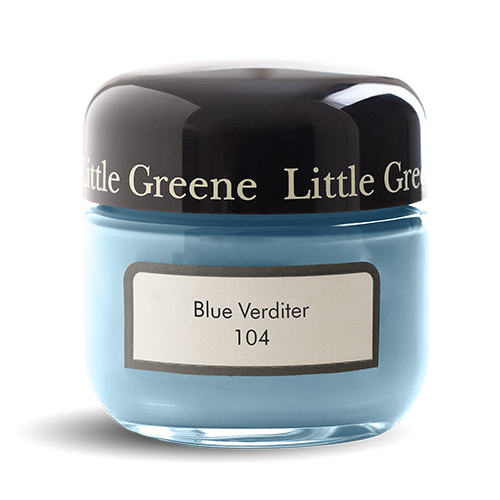 Little Greene Blue Verditer (104) Sample Pot - 60ml colour sample