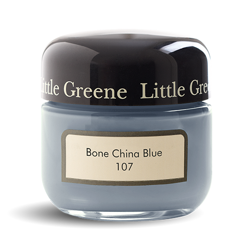Little Greene Bone China Blue (107) Sample Pot - 60ml colour sample