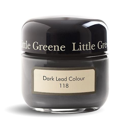 Little Greene Dark Lead Colour (118) Sample Pot - 60ml colour sample