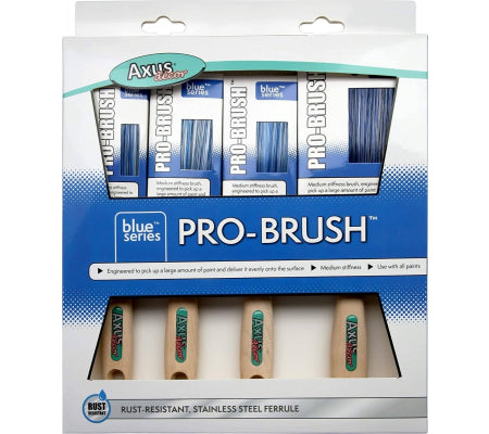 Axus Pro Brush Set 4 Piece