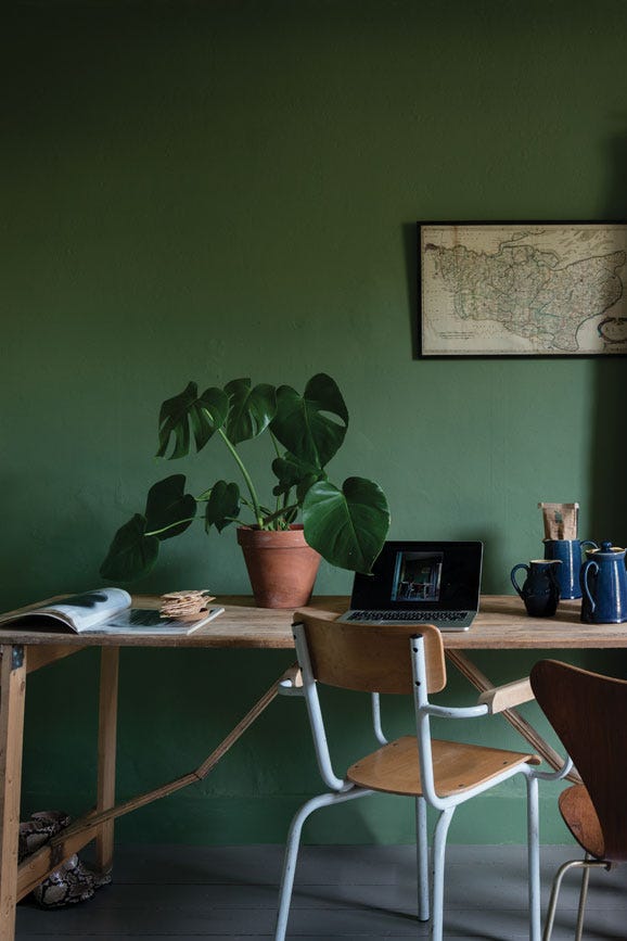 Farrow & Ball Calke Green lifestyle photo