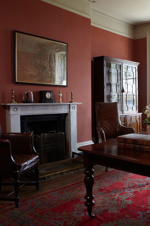 Farrow & Ball Book Room Red lifestyle photo