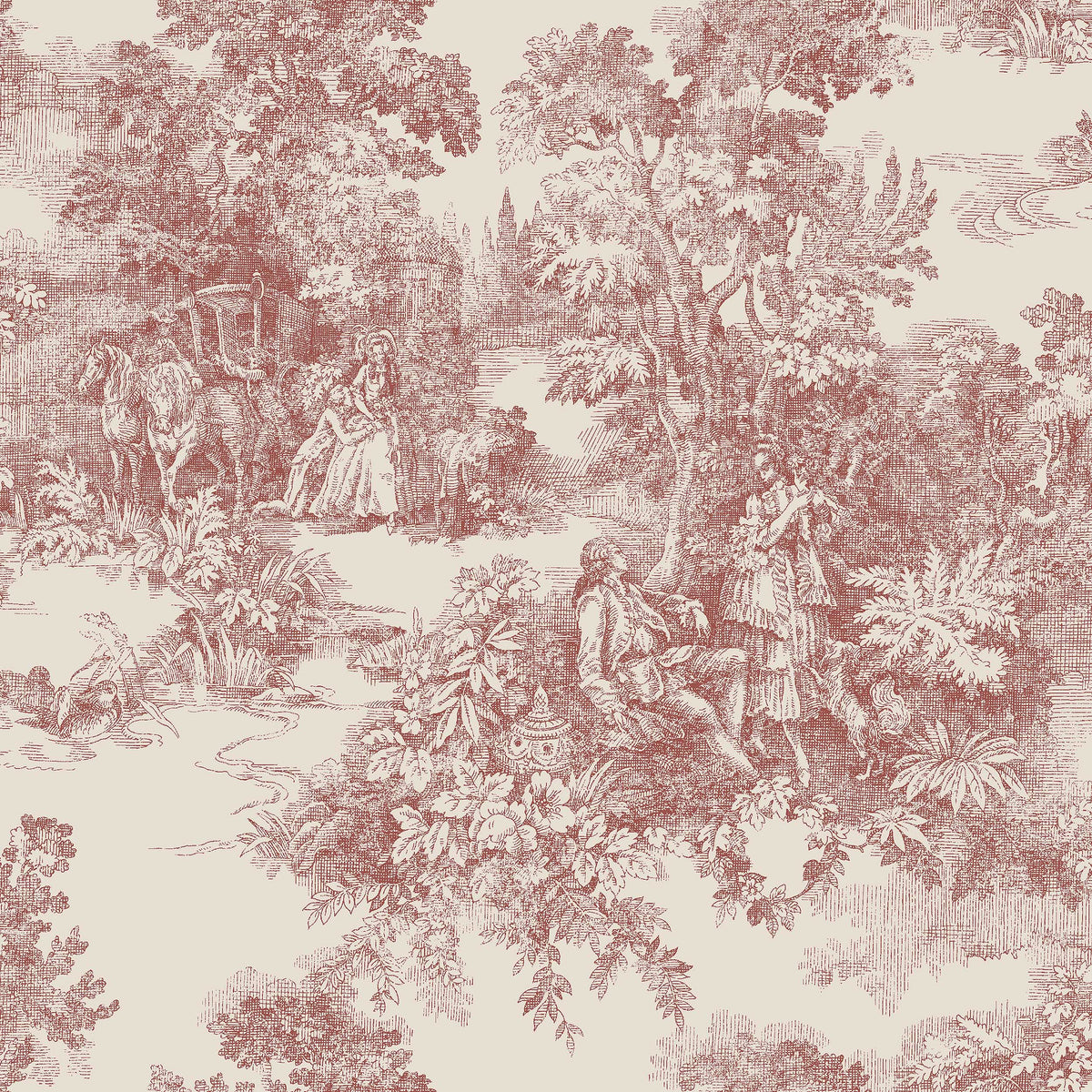 Toile de Jouy - Closeup