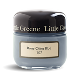 Little Greene Bone China Blue (107) Sample Pot - 60ml colour sample