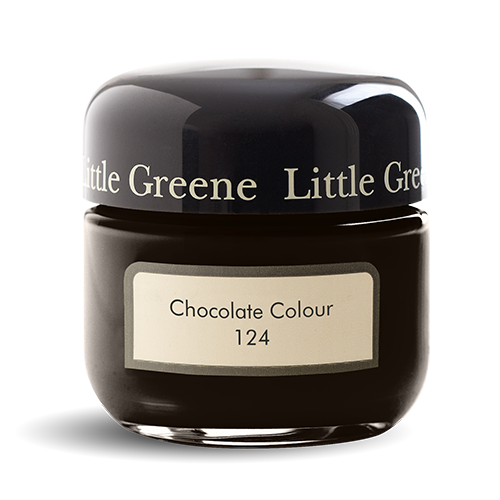 Little Greene Chocolate Colour (124) Sample Pot - 60ml colour sample