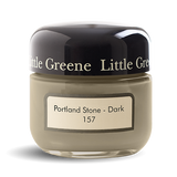 Little Greene Portland Stone - Dark (157) Sample Pot - 60ml colour sample